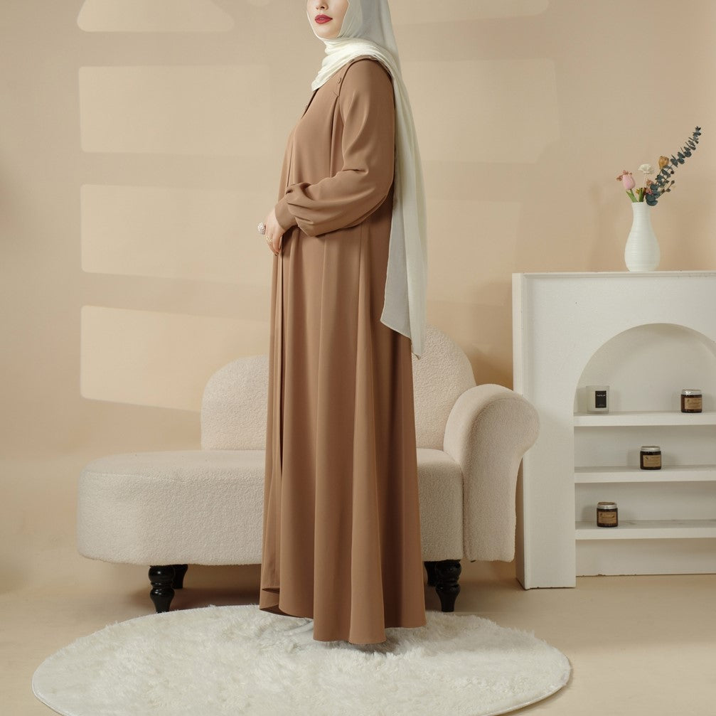Shoulder Button Pullover Abaya